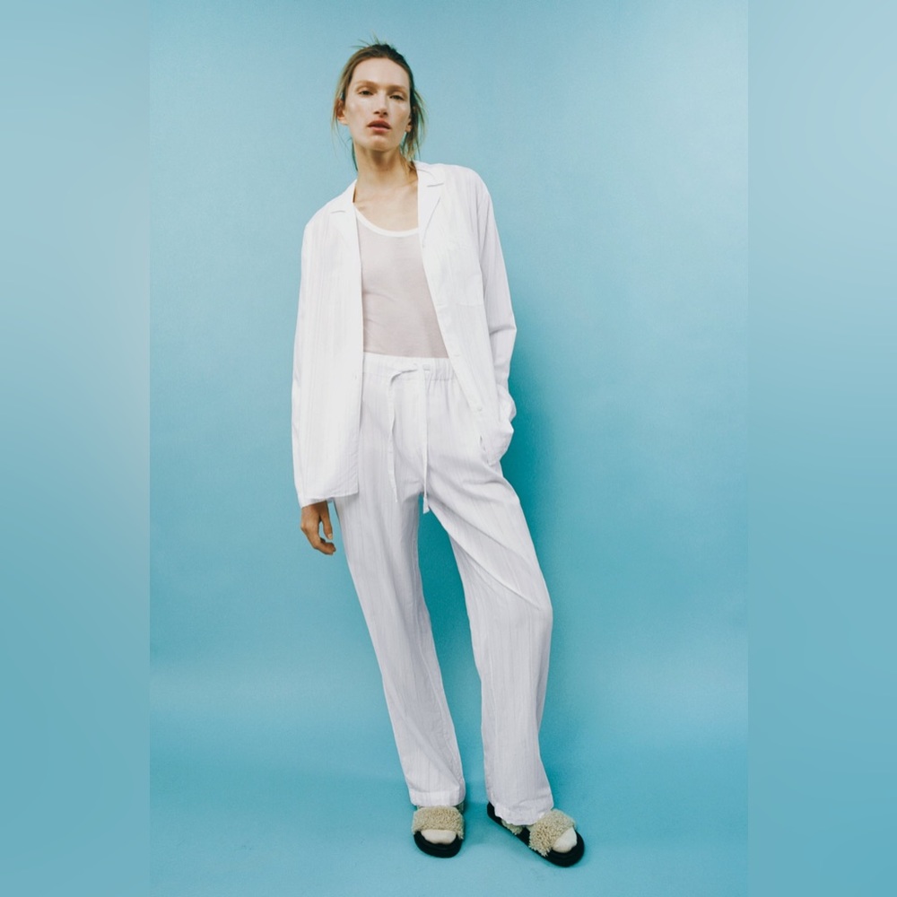 Zara Striped Button Down Shirt